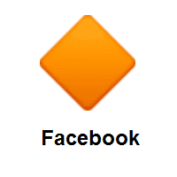 Large Orange Diamond on Facebook
