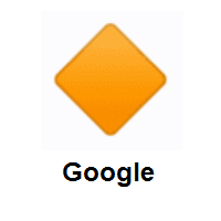 Large Orange Diamond on Google Android
