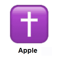 Latin Cross on Apple iOS