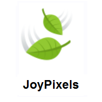 Leaf Fluttering In Wind on JoyPixels