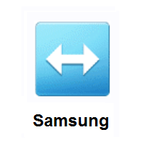 Left-Right Arrow on Samsung