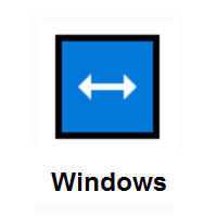 Left-Right Arrow on Microsoft Windows