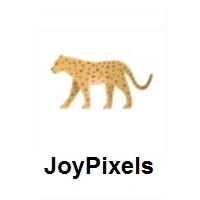 Leopard on JoyPixels