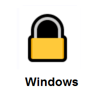 Locked on Microsoft Windows