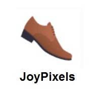 Man’s Shoe on JoyPixels