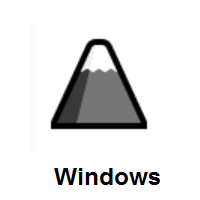 Mount Fuji on Microsoft Windows