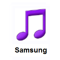 Musical Note on Samsung