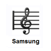Musical Score on Samsung