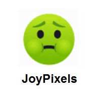 Nauseated Face on JoyPixels