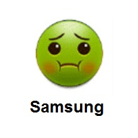Nauseated Face on Samsung