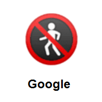 No Pedestrians on Google Android