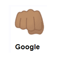 Oncoming Fist: Medium Skin Tone on Google Android
