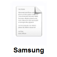 Page Facing Up on Samsung