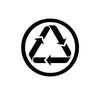 Partially-Recycled Paper Symbol
