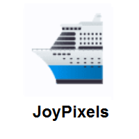 Passenger Ship on JoyPixels