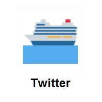Passenger Ship on Twitter Twemoji