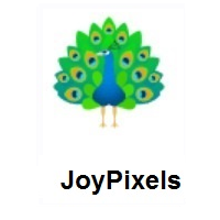 Peacock on JoyPixels