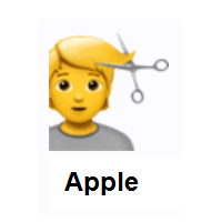 Person Getting Haircut on Apple iOS
