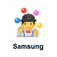 Person Juggling on Samsung