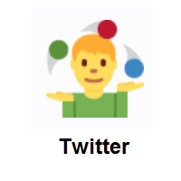 Person Juggling on Twitter Twemoji
