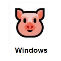 Pig Face on Microsoft Windows