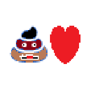 Pile of Poo and Red Heart