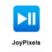 Play or Pause Button on JoyPixels