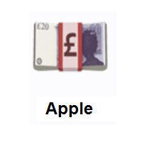 Pound Banknote on Apple iOS