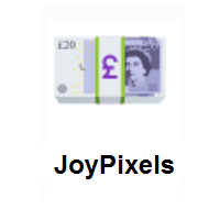 Pound Banknote on JoyPixels