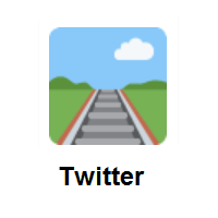 Railway Track on Twitter Twemoji