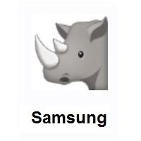 Rhinoceros on Samsung