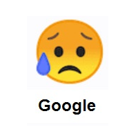 Sad But Relieved Face on Google Android