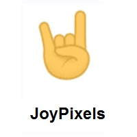 Sign of The Horns on JoyPixels