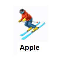 Skier on Apple iOS