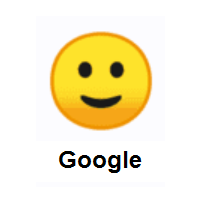 Slightly Smiling Face on Google Android