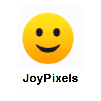 Slightly Smiling Face on JoyPixels