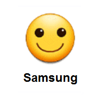 Slightly Smiling Face on Samsung