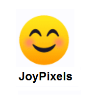 Smile: Smiling Face With Smiling Eyes on JoyPixels