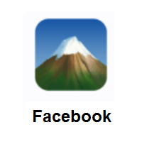 Snow-Capped Mountain on Facebook
