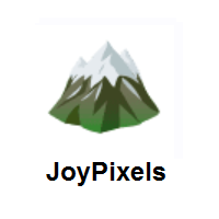 Snow-Capped Mountain on JoyPixels