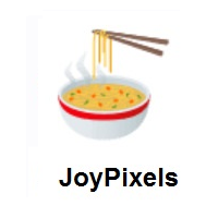 Steaming Bowl on JoyPixels