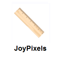 Straight Ruler on JoyPixels