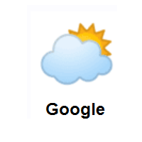 Sun Behind Large Cloud on Google Android
