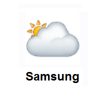 Sun Behind Large Cloud on Samsung