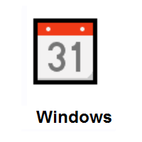 Tear-Off Calendar on Microsoft Windows