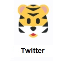 Tiger Face on Twitter Twemoji