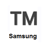 Trade Mark on Samsung