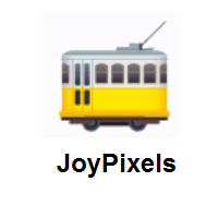 Tram Car on JoyPixels