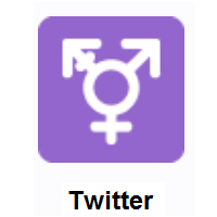 Transgender Symbol on Twitter Twemoji