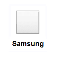 White Medium Square on Samsung